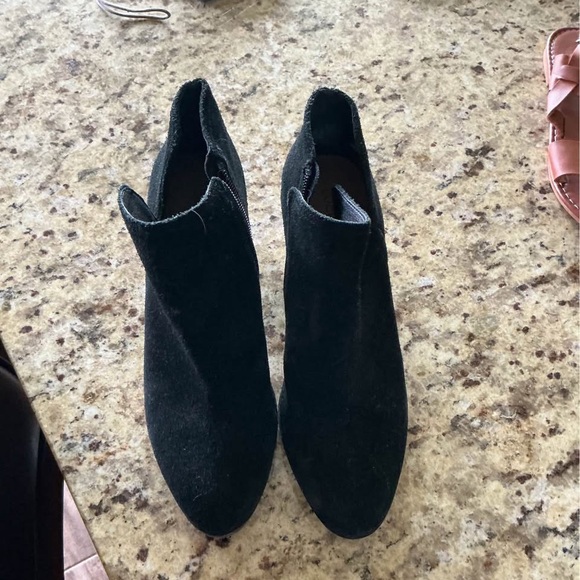 Lucky Brand Black Suede Booties - Picture 1 of 1